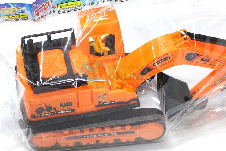 Custom Simulation Excavator Plastic Toy Car For Children