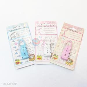 Wholesale Supplies Three Colors Suitcase Drawer Kids Luggage Lock