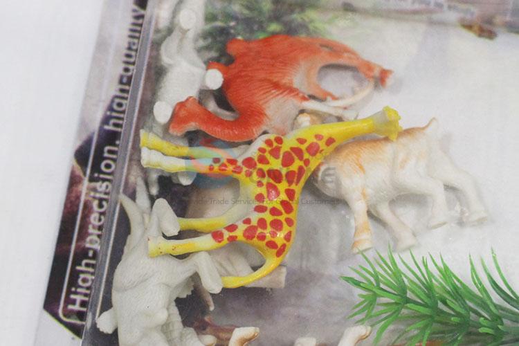 High sales colorful animal model toy set