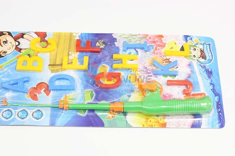 Newest Plastic Fishing Game Toy With English Letter