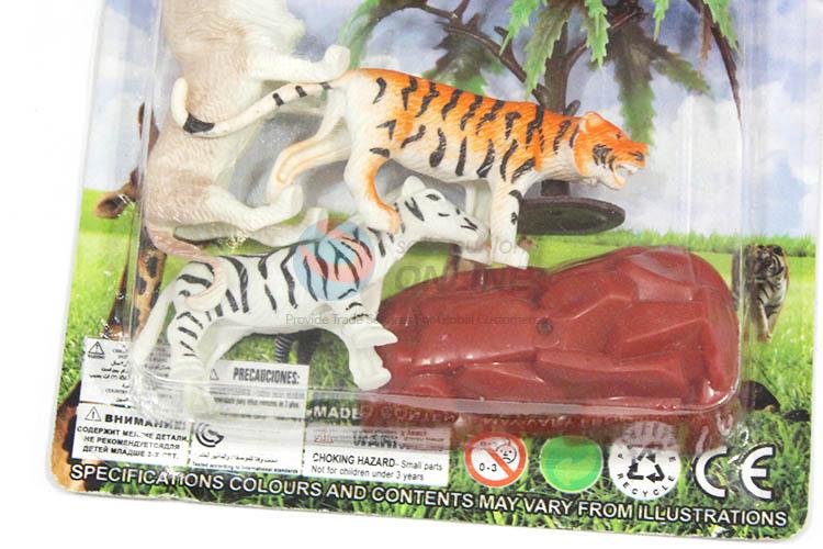 Custom Plastic Mild Animal Model Toy Set For Children