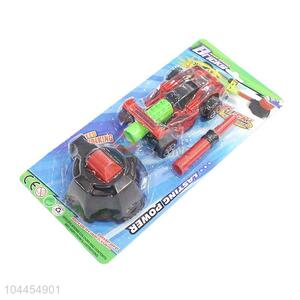 Cartoon Plastic Air Pressure Racing Car Toy For Children