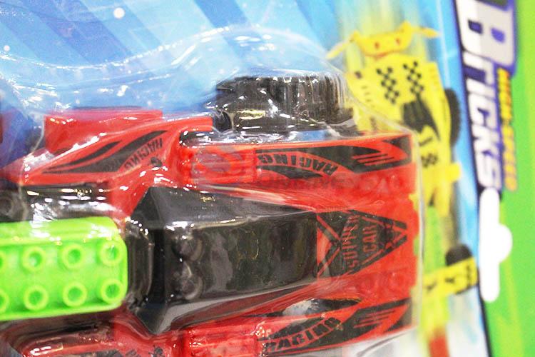 Cartoon Plastic Air Pressure Racing Car Toy For Children