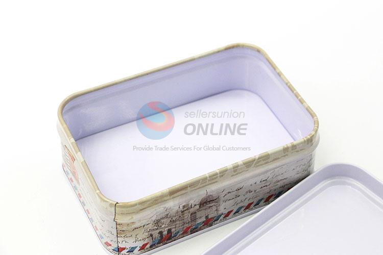 Hot Sale Multi-use Rectangle Tin Storage Cases Set