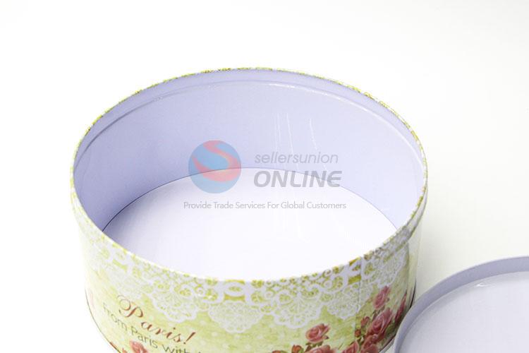 Promotional Gift Round Tin Boxes Set for Storage