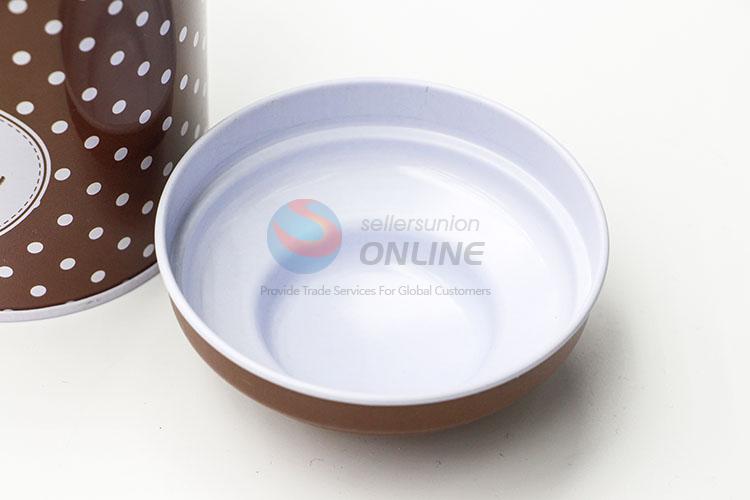 New Arrival Rround Tinplate Cans with Lid