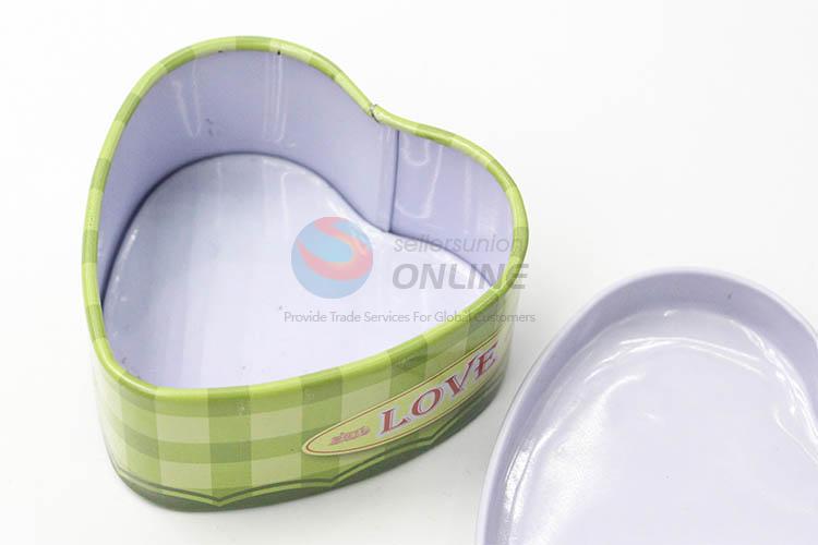 New Arrival Multi-use Heart Shaped Tin Storage Cases Set