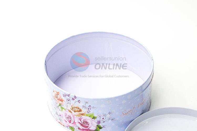 Cheap Price Round Tin Boxes Set for Storage