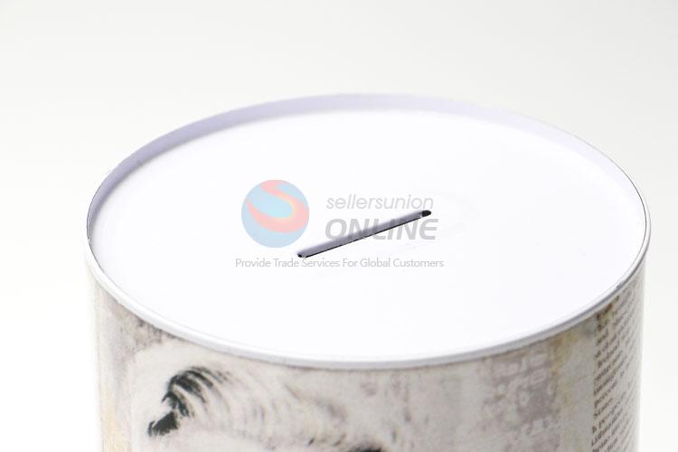 Wholesale Cheap Round Can Money Bank Tin Box