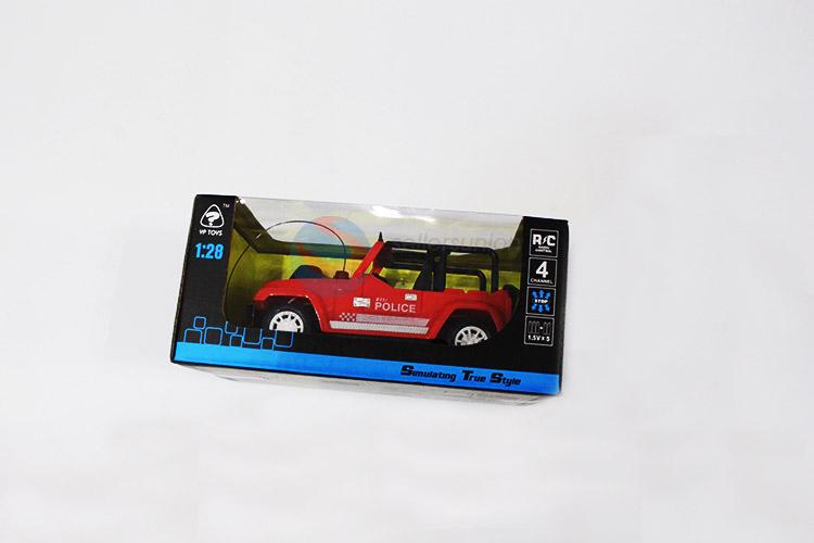 Fashion Design Plastic Jeep Police Vehicle With Battery