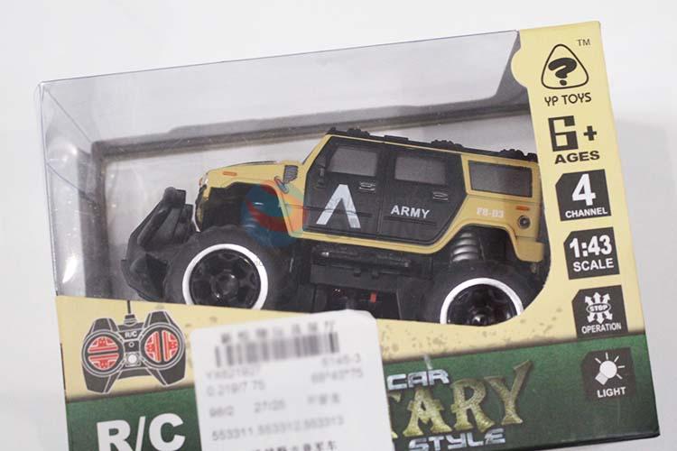 New Arrival Plastic Jeep Military Off-Road Vehicle Toy Car