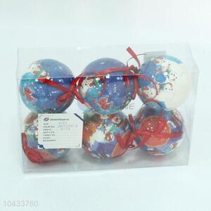 6pcs Festival Decorations Christmas Balls Set