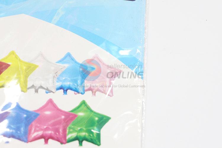 Colorful Star Shaped Air Balloons for Birthday Party Decorations