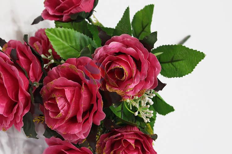 Bottom price factory supply fake bouquet artificial flower