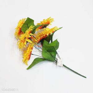 Recent design popular fake bouquet artificial sunflower