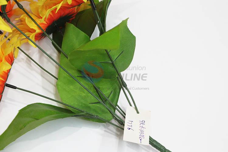 Recent design popular fake bouquet artificial sunflower