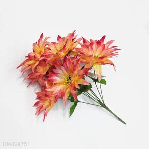 Latest design factory wholesale fake bouquet artificial chrysanthemum