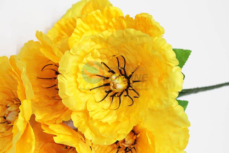 Beautiful style good quality fake bouquet artificial chrysanthemum