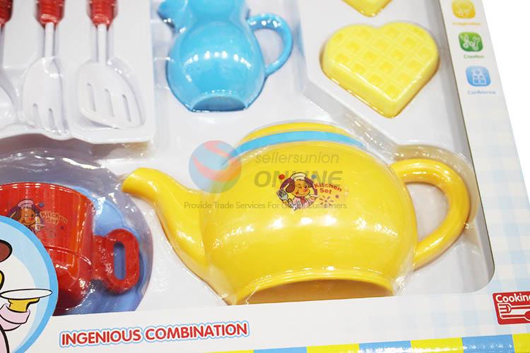 Custom Colorful Simulation Tea Set Kitchen Sets Toy