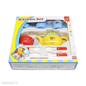 Hot Sale Plastic Tea Set Simulation Kitchen Sets Toy