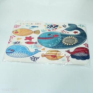 Floor mat with cartoon printing