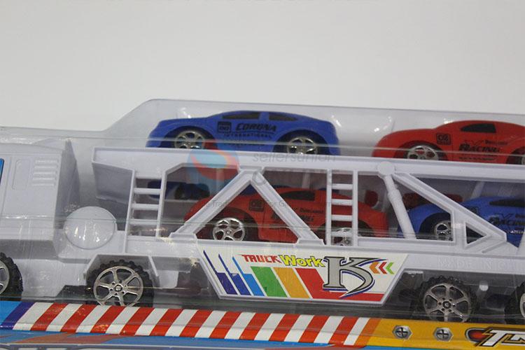 Popular promotional plastic toy truck&car set