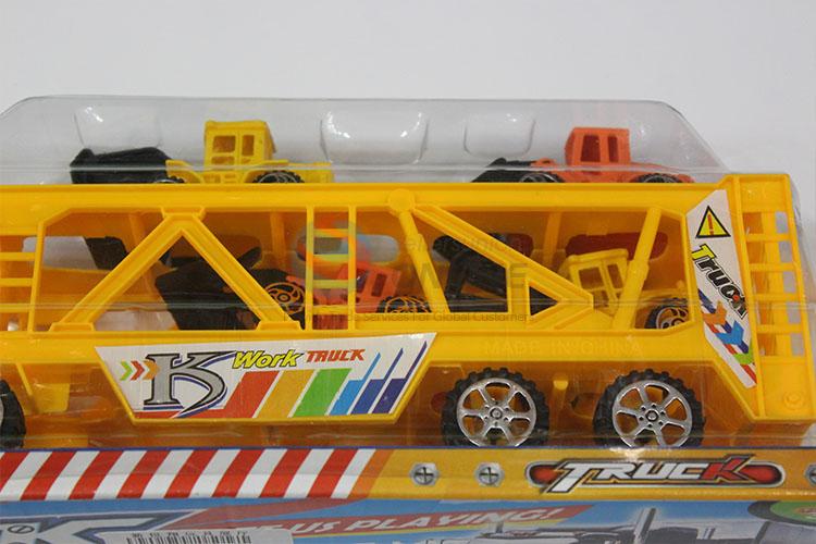 Top quality plastic toy truck&car set