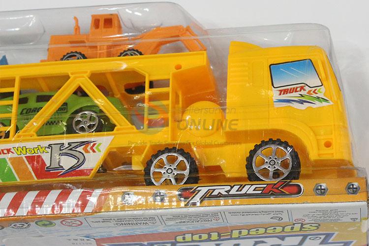 Bottom price nice design plastic toy truck&car set