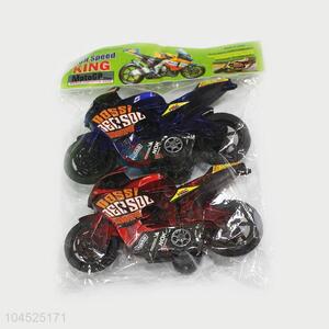 Cool high sales 2pcs blue/red motorbike toy