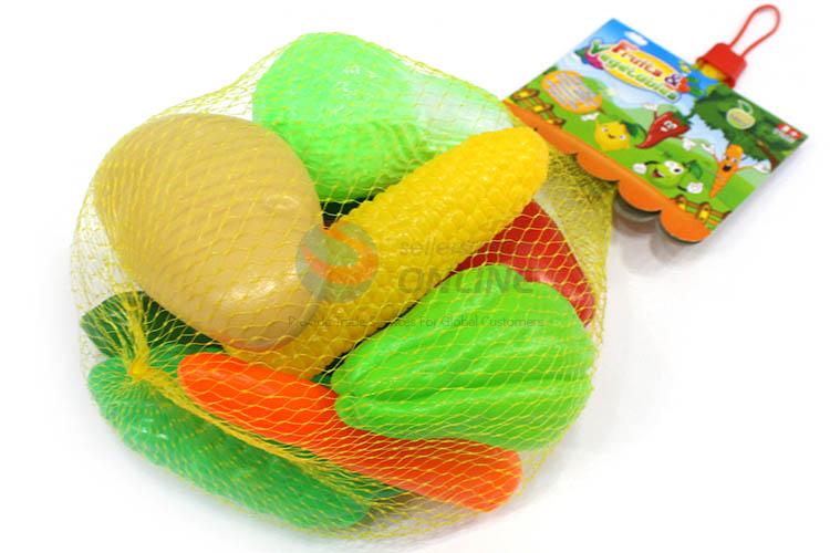 Unique Design Plastic Simulation Vegetable Set For Children