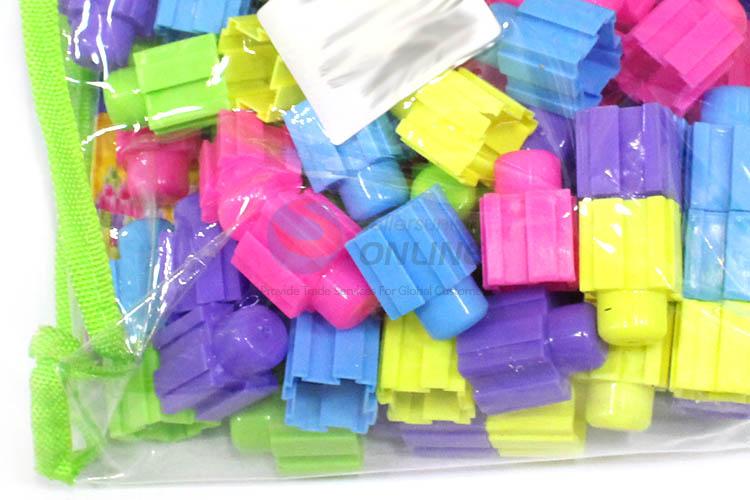 Popular Educational Toy 80 Pieces Plastic Building Block For Children