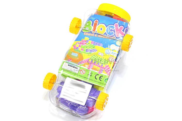 Cool Cartoon Car Packing 40 Pieces Educational Building Blocks