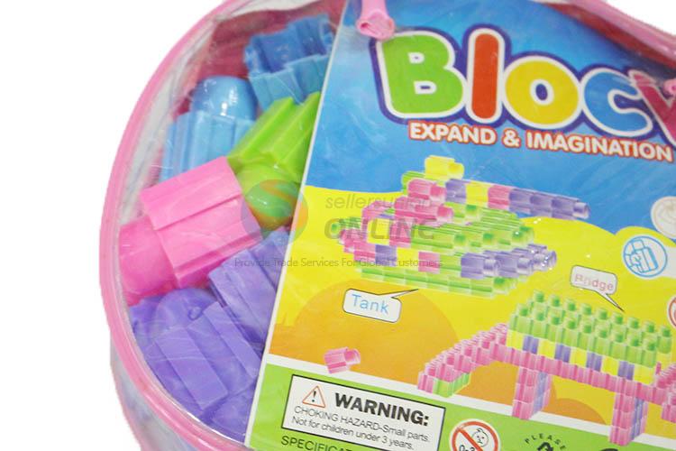 Hot Sale 40 Pieces Educational Building Blocks Best Plastic DIY Toy