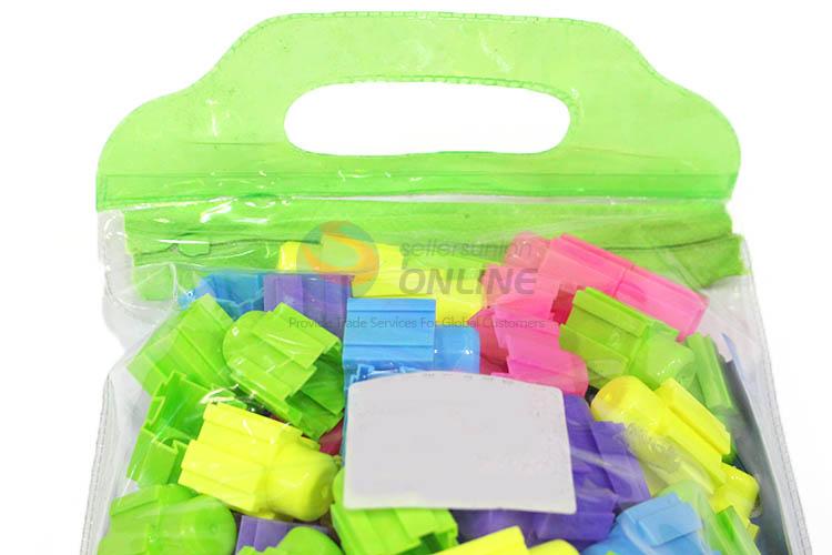 Good Sale Children DIY Toy 80 Pieces Plastic Building Block