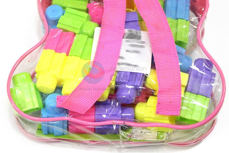 Newest Butterfly Shape Bag Packing 30 Pieces Building Blocks For Children