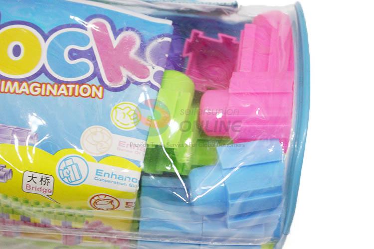 Best Price Colorful 40 Pieces Plastic Building Block Best Educational Toy