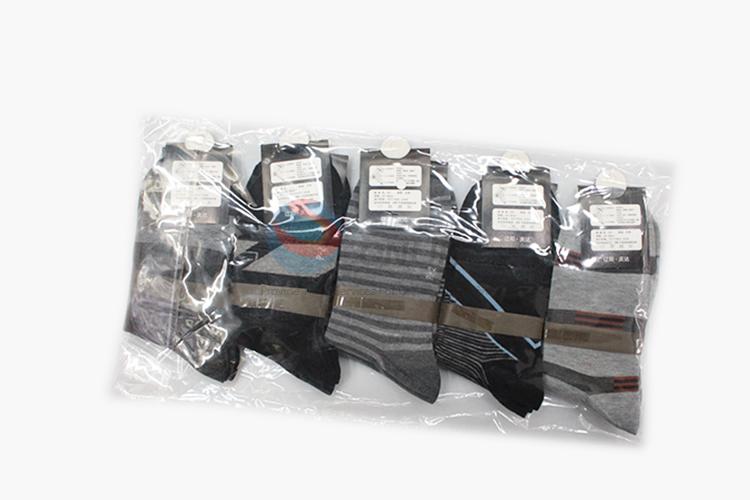 High sales promotional printed thickened men cotton socks