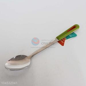 Plastic Handle Stainless Steel Meal Spoon