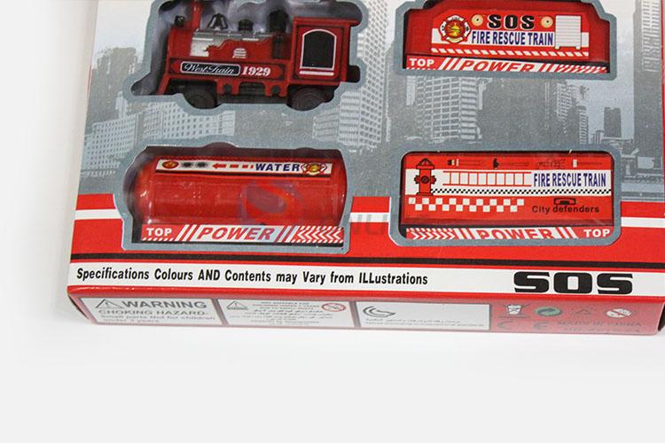 Top Sale Fire Rescue Train Toys for Children