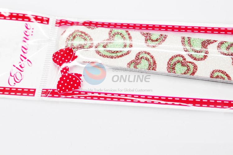 Low price cute useful heart pattern nail file