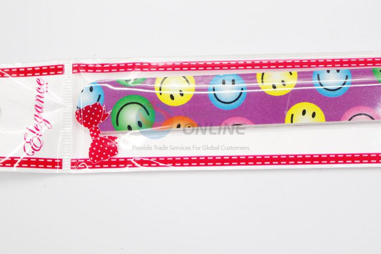 Lovely top quality smile face pattern nail file