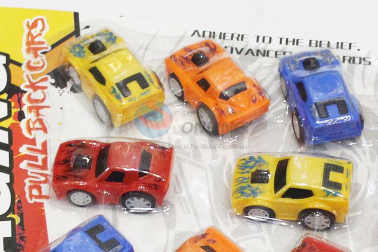 Kids Favor Colorful Plastic Pull Back Mini Toy Car