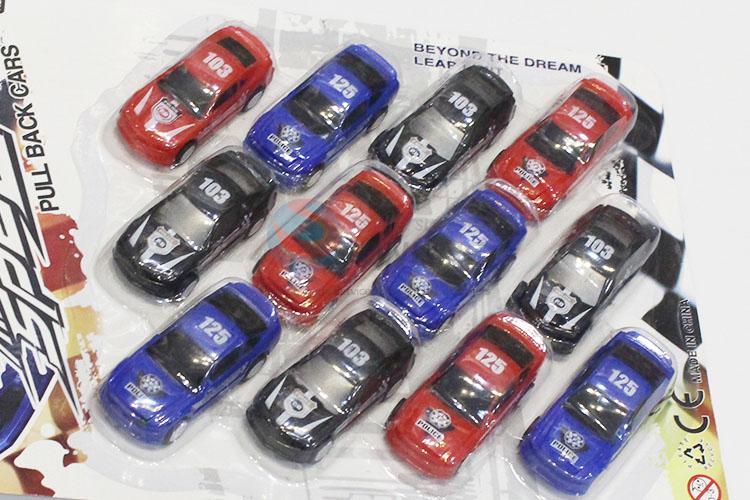 Wholesale Cheap Child Vehicle Toys Plastic Pull Back Toy Police Car