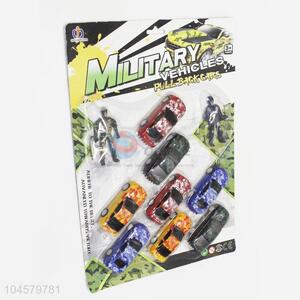 Factory Direct Small Plastic Pull Back Military Car Toys