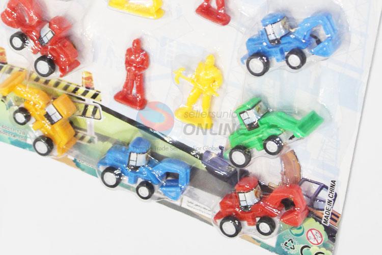 Best Selling Pull Back Cars Plastic Urban Construction Team