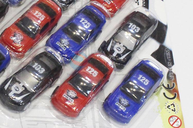 Wholesale Cheap Child Vehicle Toys Plastic Pull Back Toy Police Car