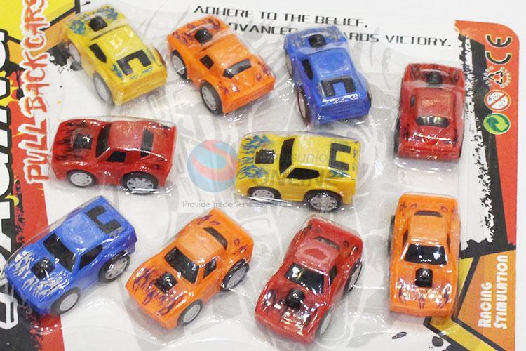 Kids Favor Colorful Plastic Pull Back Mini Toy Car