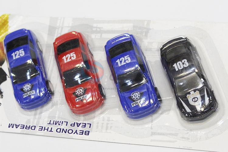 Fashion Style Small Plastic Toy Car Pull-back Police Car