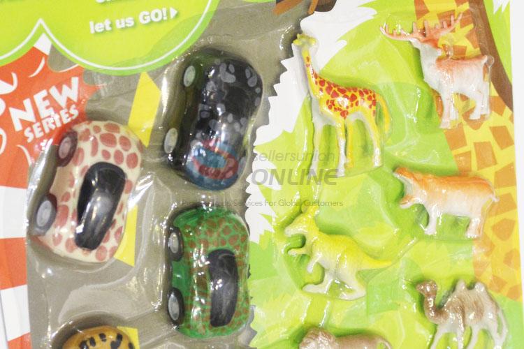 Cheap Price Mini Toy Car Pull Back Vehicle and Animals