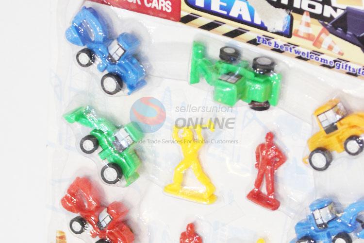 Best Selling Pull Back Cars Plastic Urban Construction Team